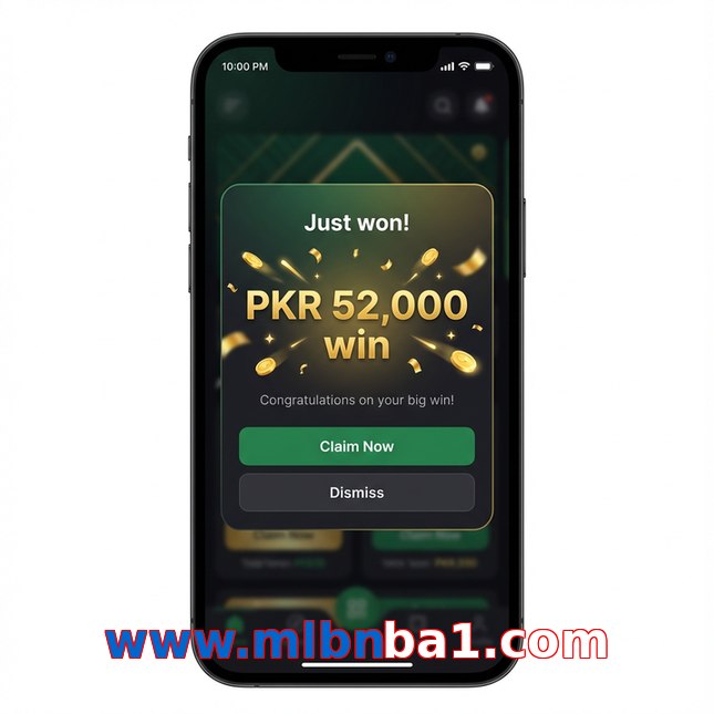 Main screen of Www.mlbnba1.com win page for PK players